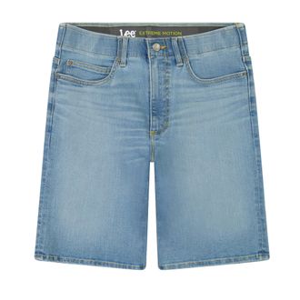 Lee Jeansshorts LEE XM 5 POCKET, Herren, Gr. 30, N-Gr, tenney, Denim/Jeans, Obermaterial: 77% Baumwolle, 21% Polyester, 2% Elasthan, regular fit knielang,