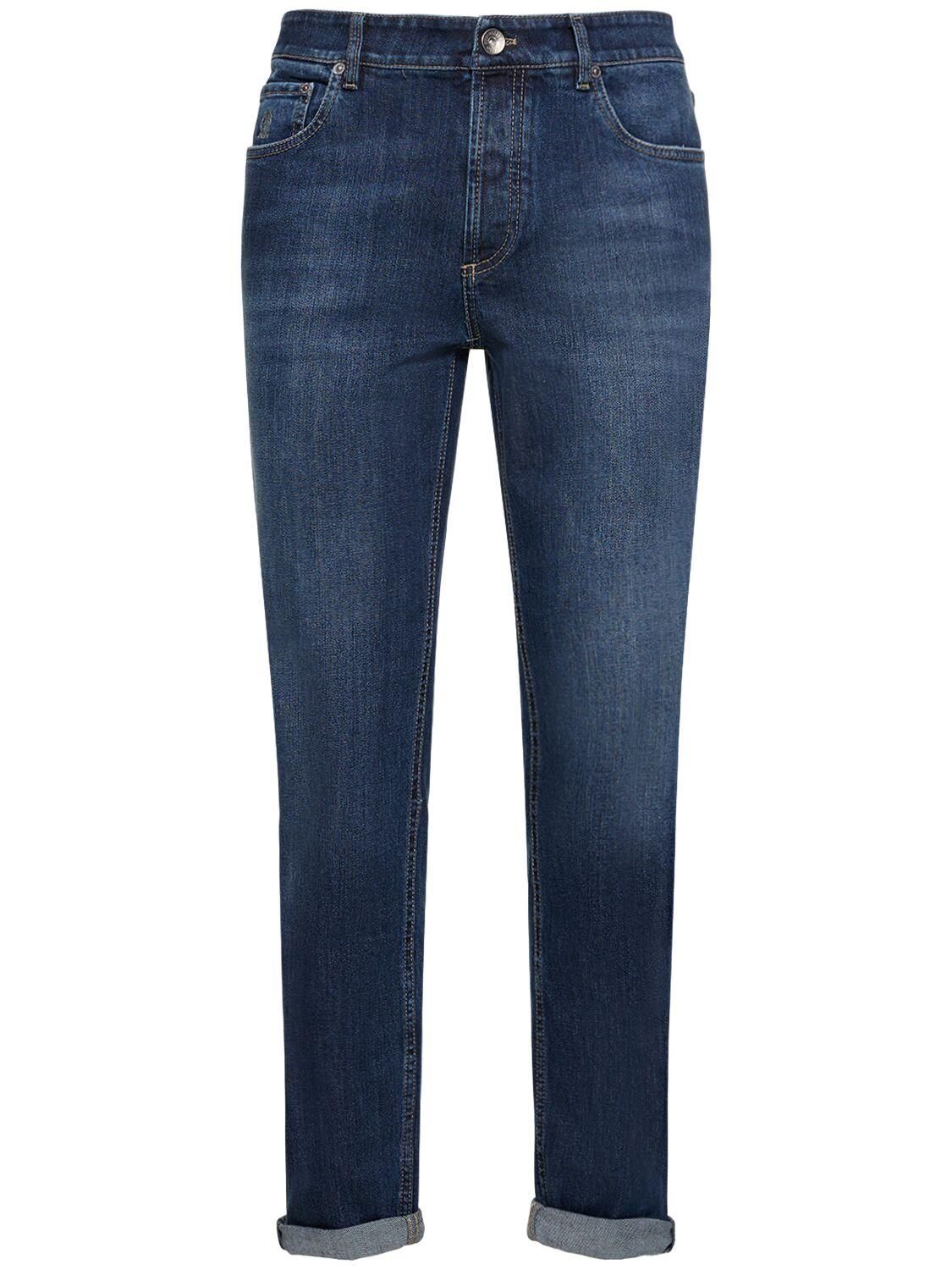 デニム・ジーパン BRUNELLO CUCINELLI 'Monile' denim jeans (MA095P5847 C8926) Brunello cucinelli 'monile' denim jeans available on julian