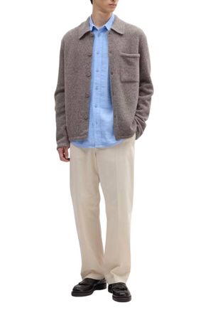 Nn.07 Jonas Long Sleeve Shirt In Mable Husk