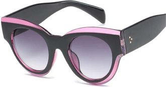 Generic Cat Eye Retro Large Frame For Womens Sunglasses, Outdoor Holiday Sunshade Decorative Glasses (Color : G, Size : Medium)