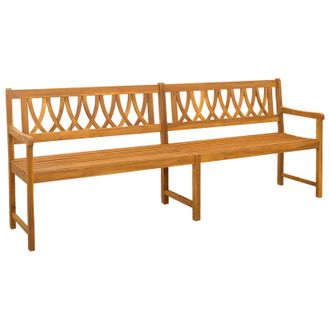 vidaXL Banco De Exterior Natural 220 X 55,5 X 90 Cm Vidaxl