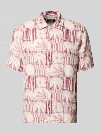 Marc O'Polo Relaxed Fit Freizeithemd aus reinem Leinen in Hellrot, Gr&ouml;&szlig;e XXXL