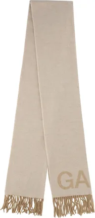 Ganni Womens Scarf Egret Scarfs