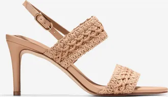 Cole Haan Womens Harlan Double Band Sandals - Beige Size 10.5