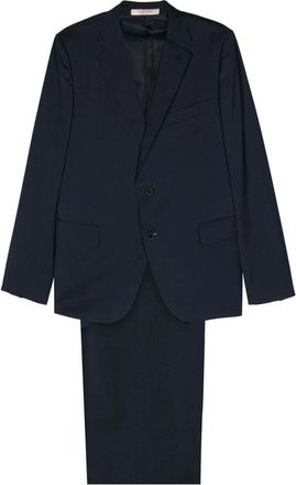 Valentino Garavani Elegant Pak - Heren - Business pakken - Blauw - 3XL - Wol - Kostuums