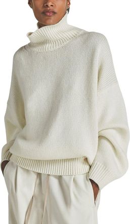 Reiss Brook Funnel Neck Wool & Cashmere-Blend Sweater