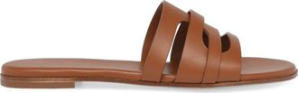 Gianvito Rossi Nora Mule in Brown Calf at Nordstrom, Size 36.5