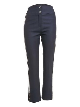 SIMKHAI side stripe-detail trousers - Blue