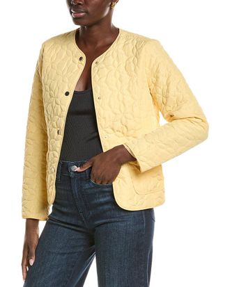 Jones New York Quilted Flower Jacket