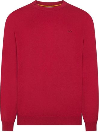 Sun 68 Maglione girocollo - - Knitwear - Uomo - Rosso - 2XL
