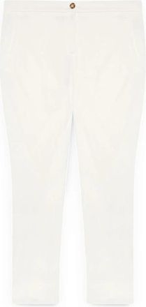 Fiorella Rubino New York Broeken - Dames - Slim Fit Broeken - Wit - S - Polyester - Broeken