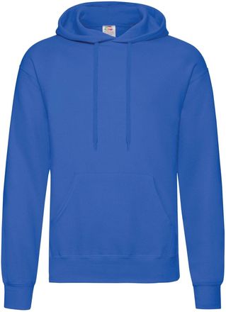 Fruit Of The Loom Unisex Volwassenen Klassiek Sweatshirt met capuchon (Koningsblauw)