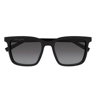 Saint Laurent Sunglasses Sl 500 006 Black/Smoky Gray Men