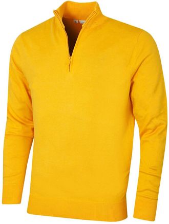 Calvin Klein Mens Campus 1/2 Zip Sweater - Sunshine - XXL