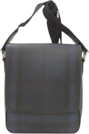 Burberry Pre-owned Cross Body Bags, female, Black, Size: ONE SIZE Pre-owned Plastic Shoulder Bag