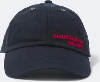 Acne Studios Logo embroidered baseball cap