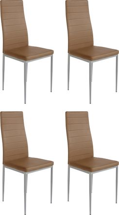 HOME AFFAIRE Esszimmerstuhl »Pluto« (Set) 4 Stk.Bezug in Kunstleder