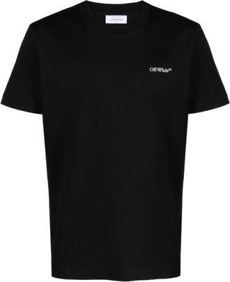 Off-white Black Logo cotton t-shirt