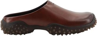 Miu Miu Dames, Schoenen, Bruin, Maat: 40 EU Leer
