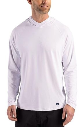 Cutter & Buck Prospect Epic Confidence Featherlight Performance Pullover Hoodie) in White at Nordstrom, Size Xxx-Large