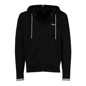 HUGO BOSS Hoodies & sweatvesten, Heren, Zwart, L, Zip-through Hoodie