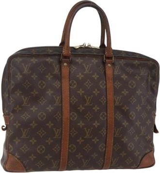 Louis Vuitton Pre-owned Canvas Handtas - Dames - Vintage Handtas - Bruin - ONE Size - Vintage