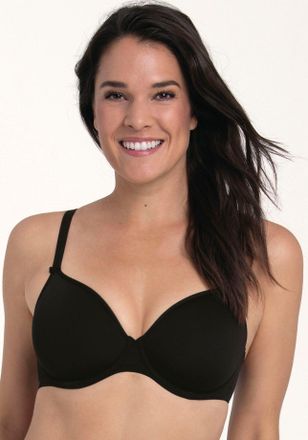 Rosa Faia B&uuml;gel-BH ROSA FAIA Selma Pure, Damen, Gr. 75, Cup F, schwarz, Spacer, Obermaterial: 65% Polyester, 23% Polyamid, 12% Elasthan, unifarben, BHs B&uuml;gel-BH