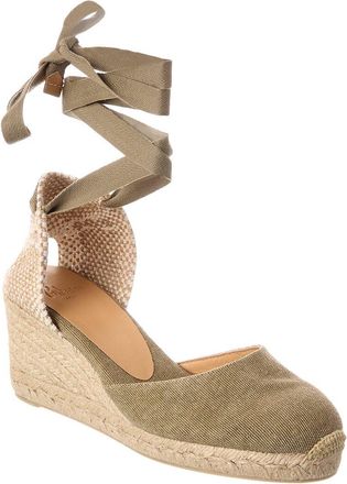 Castaner Carina Canvas Wedge Sandal