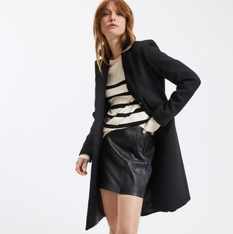 La Redoute Collections Jas in mixed wollen stof