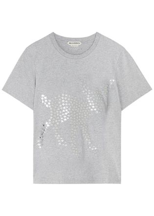 J.W.Anderson Star-appliqu&eacute;d Cotton T-shirt - Grey - S (UK8-10 / S)