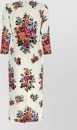 Dolce & Gabbana floral-print midi dress