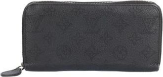 Louis Vuitton Pre-owned Wallets, female, Black, Size: ONE SIZE Pre-owned Leather Wallet