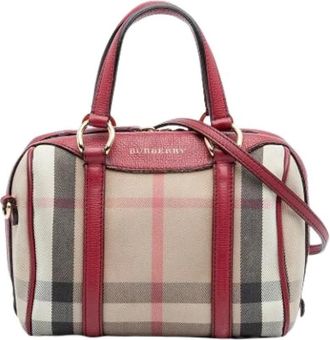Burberry Pre-owned Handbags, female, Multicolor, Size: ONE SIZE Pre-owned Satchel
