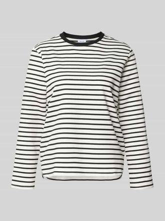Vila Longsleeve mit Rundhalsausschnitt Modell LUCE in Offwhite, Gr&ouml;&szlig;e M