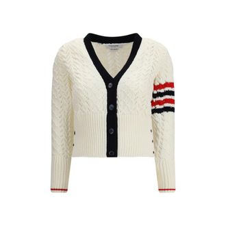 Thom Browne Thom e Fleece Wool Womens Cardigan