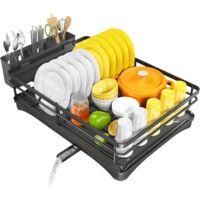 OEM Escurridor De Platos De Encimera, Escurridor De Platos Grande, Escurridor De Platos Con Soporte - Crezuo