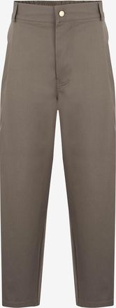 Drôle de Monsieur Bundfaltenhose aus Baumwolle Le Pantalon Cropped Twill