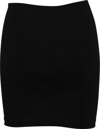 The Row Mini Skirt in Black Polyester