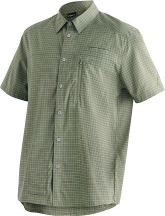 Maier Sports Funktionshemd MAIER SPORTS Mats S/S, Herren, Gr. 48, Normalgr&ouml;ssen, gr&uuml;n, 97% Polyester, 3% Elasthan, Hemden Funktionshemd, Trocknet besonders schnell