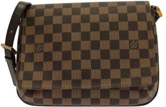 Louis Vuitton Borsa a spalla Musette Tango Damier Pre-owned - - Pre-owned - Donna - Marrone - ONE SIZE