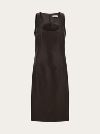 Ferragamo Women Nappa dress Brown