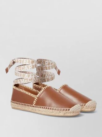 Stella McCartney gaia espadrilles whipstitched eco alter mat