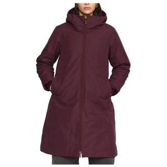 Selfhood Hooded Parka Mantel f&uuml;r Damen | rot
