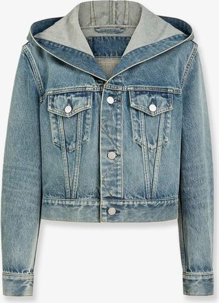 Alaia Giubbino Trucker in denim - ALAIA - gender_Woman