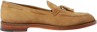 Scarosso Klassieke Tassel Loafer - Heren - Loafers - Beige - 42 1/2 EU - Su&egrave;de - Schoenen