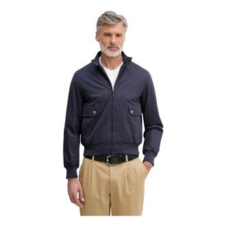 Benetton Heren, Jassen, Blauw, Maat: S Katoen