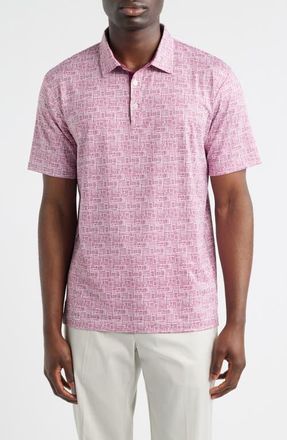 Swannies Viva Performance Golf Polo in Berry at Nordstrom, Size Xx-Large