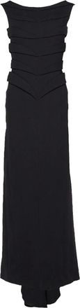 Jil Sander Abito da sera plissettato - 990 BLACK