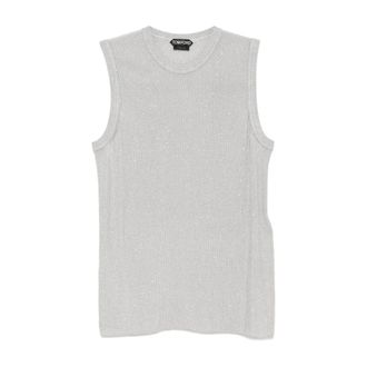 Tom Ford Mujer, Camisetas, Gris, Talla: S