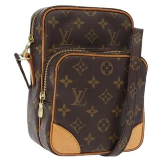 Louis Vuitton Pre-owned Cross Body Bags, female, Brown, Size: ONE SIZE Pre-owned Canvas Cross Body Bag